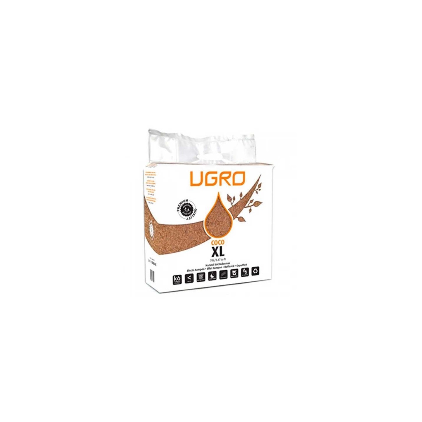 Ladrillo de coco Prensado U-gro de U-Gro