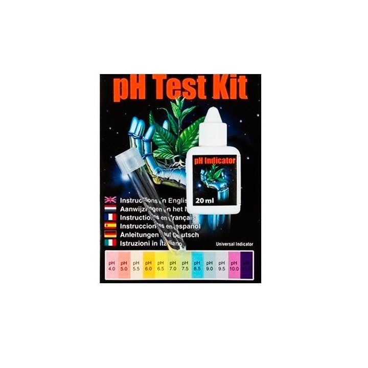 pH Test Kit Liquid 20 ml de Growth Technology