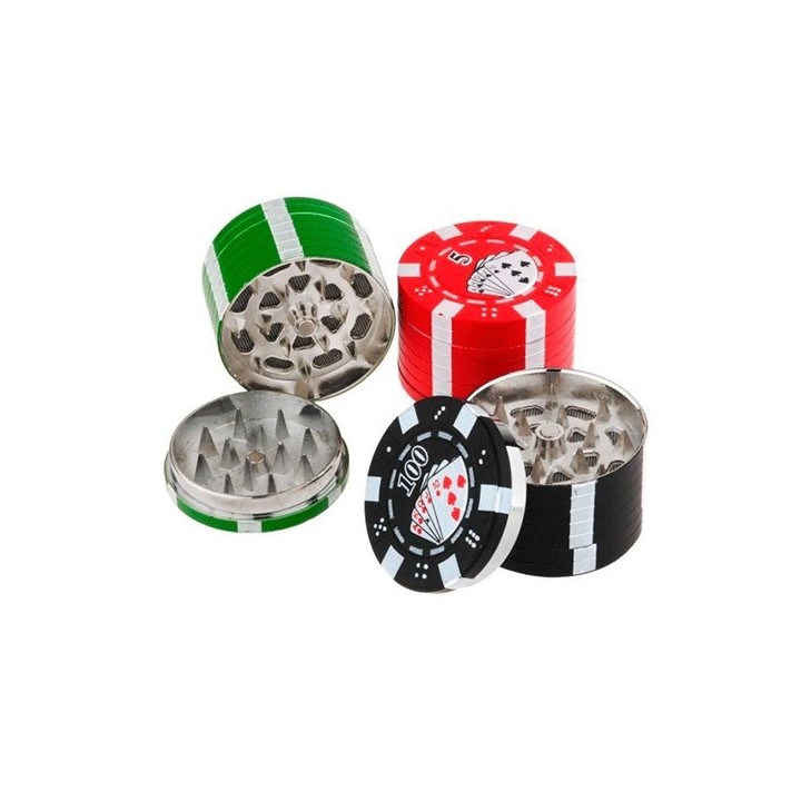 Grinder 3 Partes Ficha Poker de Genericos MP