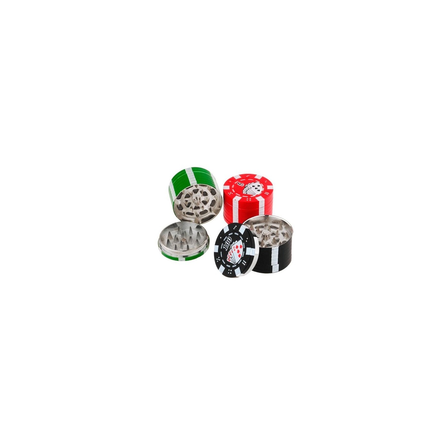 Grinder 3 Partes Ficha Poker de Genericos MP