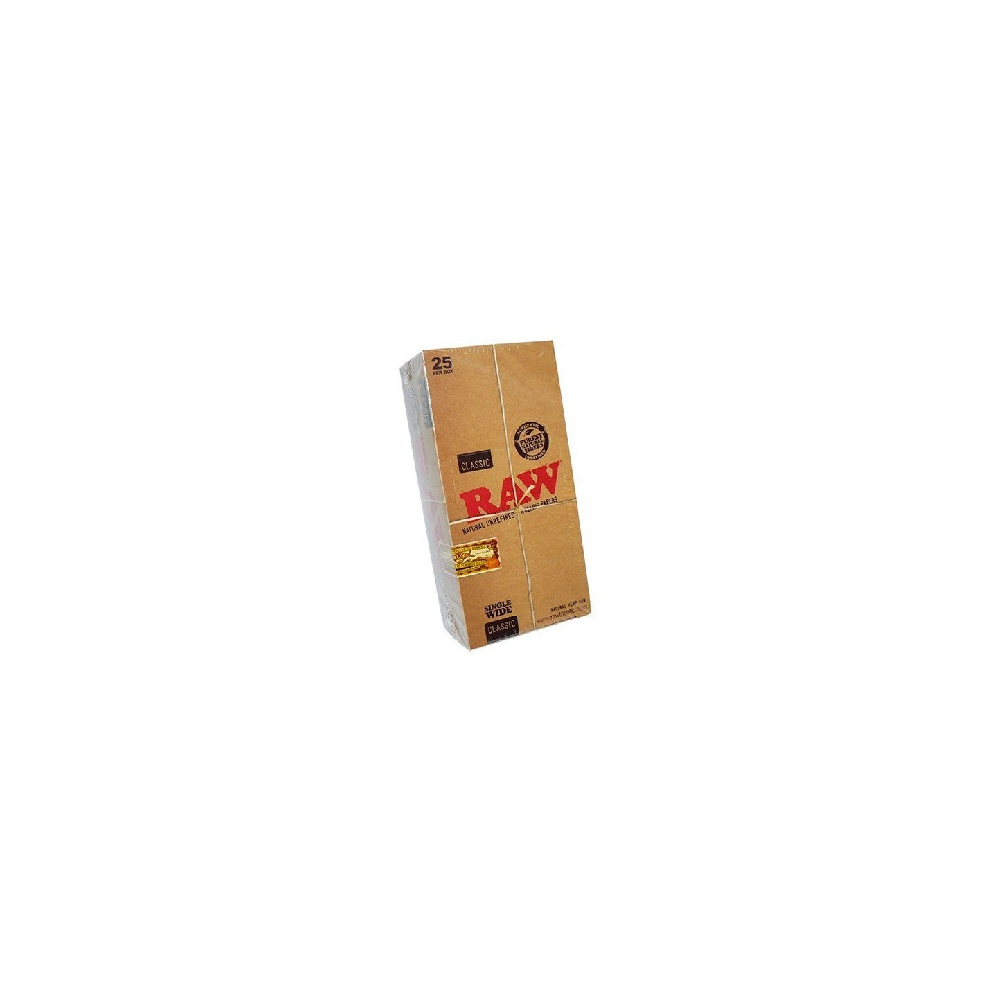 Papel Raw Single Wide (25 Libritos) de Raw