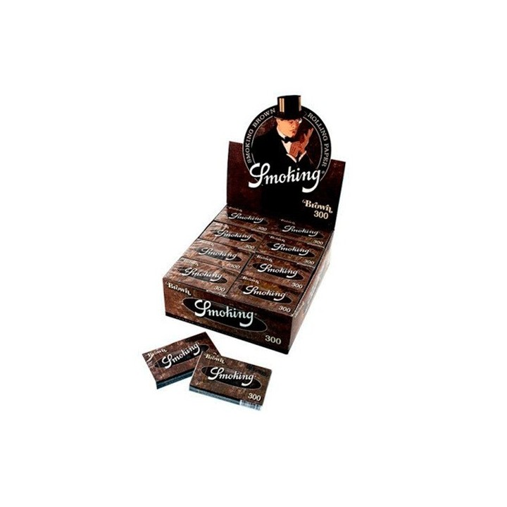 Papel De Fumar Smoking Brown 300 ( 40 Libritos ) de Smoking