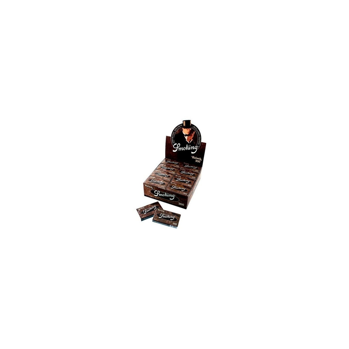 Papel De Fumar Smoking Brown 300 ( 40 Libritos ) de Smoking