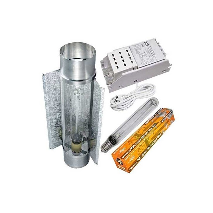 Kit 250 W Eti + Cooltube 125 + Pure Light Hps 250 W Grow-Bloom