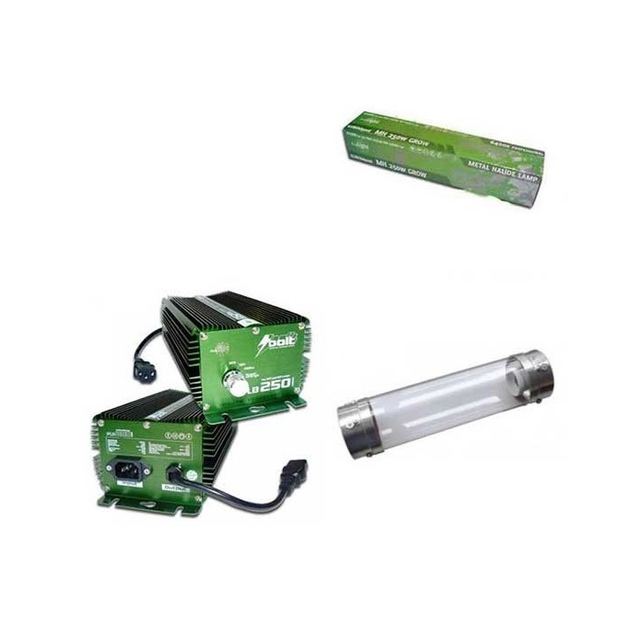 Kit 250 W Bolt + Cooltube 125 mm + Pure Light Mh 250 W Grow