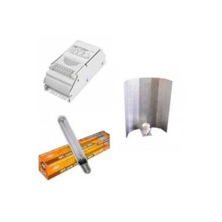 Kit 250 W Eti + Reflector Stuco + Pure Light Hps 250 W