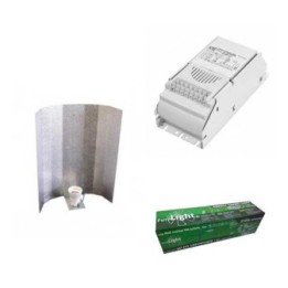 Kit 250 W Eti + Reflector Stuco + Pure Light Mh 250 W Grow (HM)