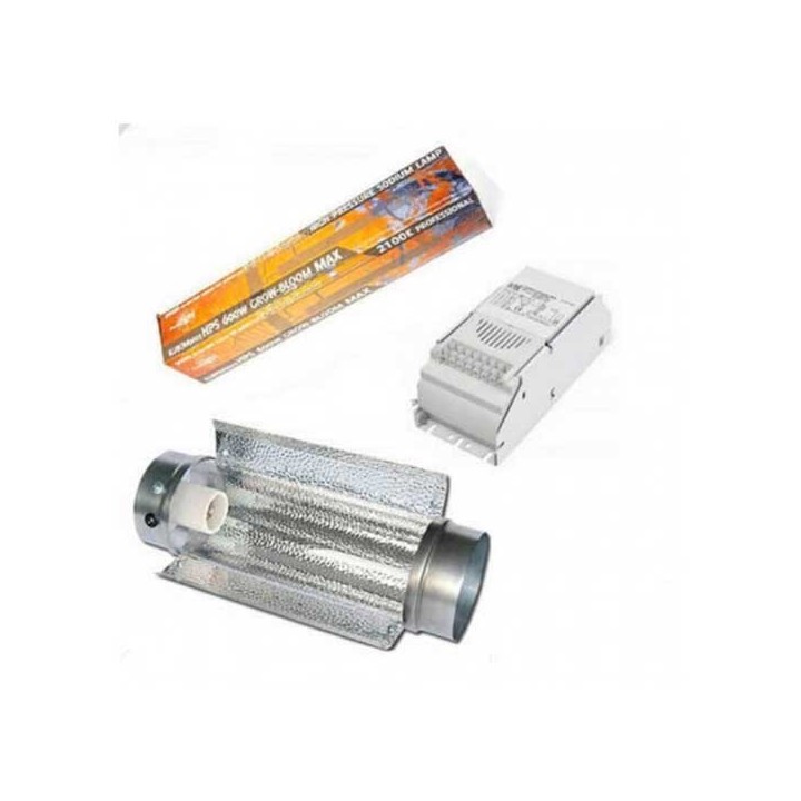 Kit 400 W Eti + Cooltube 125 + Pure Light Hps 400 W Grow-Bloom
