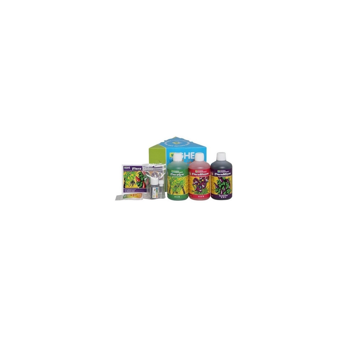 Tripack Floraseries Agua Dura de General Hydroponics