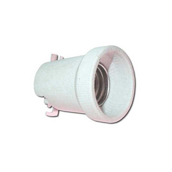 Portalamparas Ceramico E40 Con Soporte de 