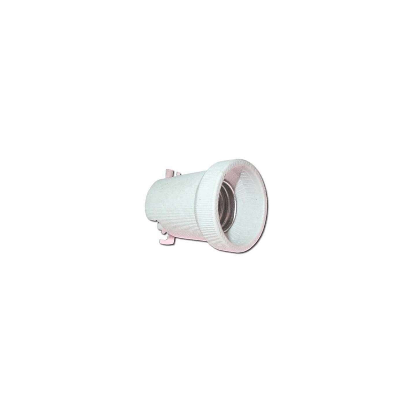 Portalamparas Ceramico E40 Con Soporte de 