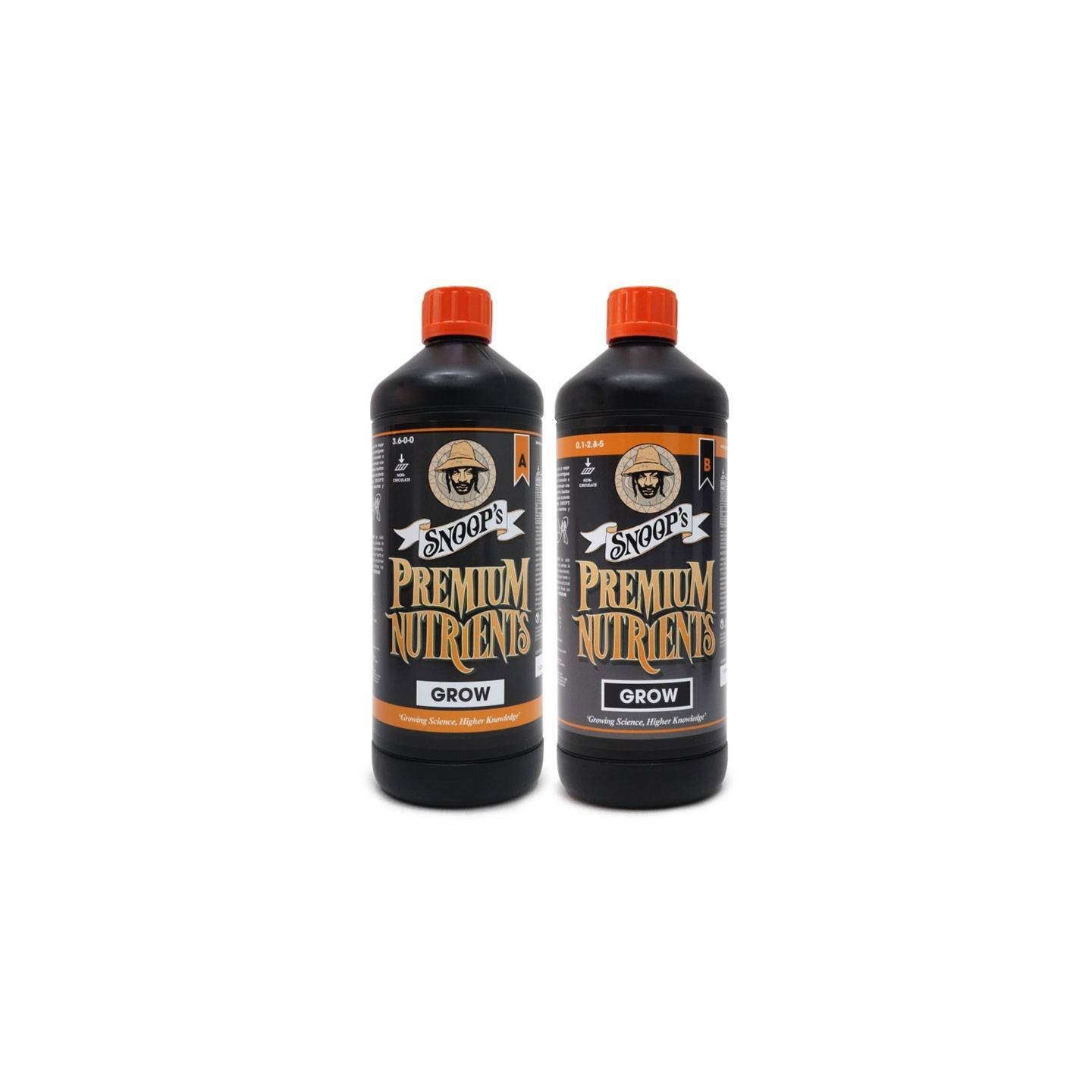 Grow A+B Soil No recirculante Agua Blanda de Snoop'S Premium