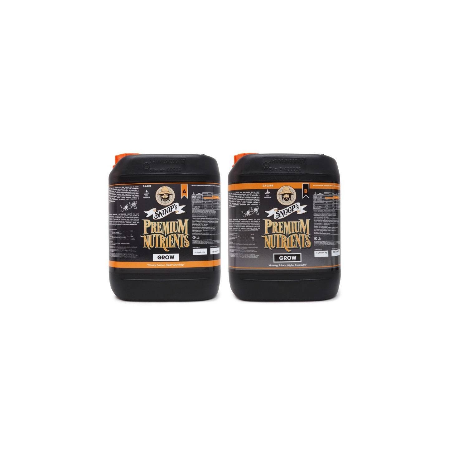 Grow A+B Soil No recirculante Agua Blanda de Snoop'S Premium