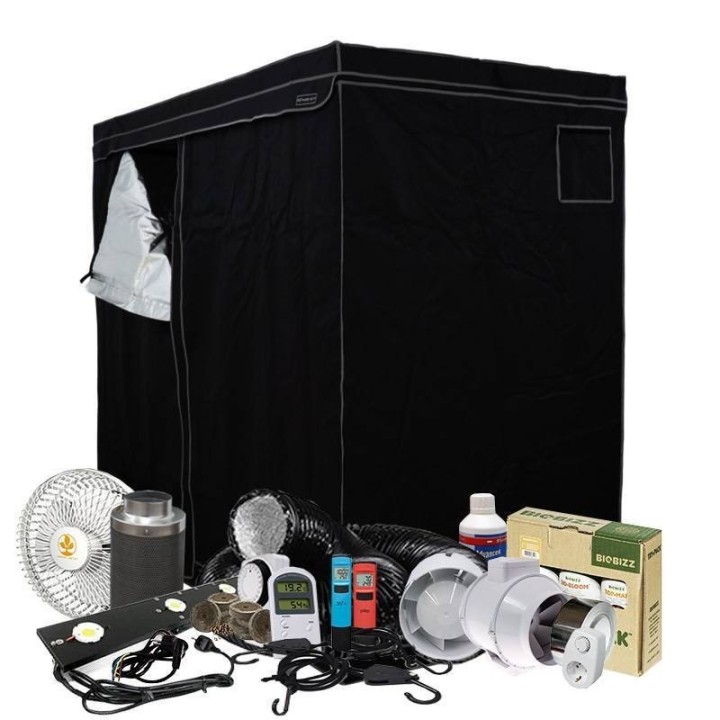 Kit de Armario LED 4X220W PREMIUM - 24 Plantas de 