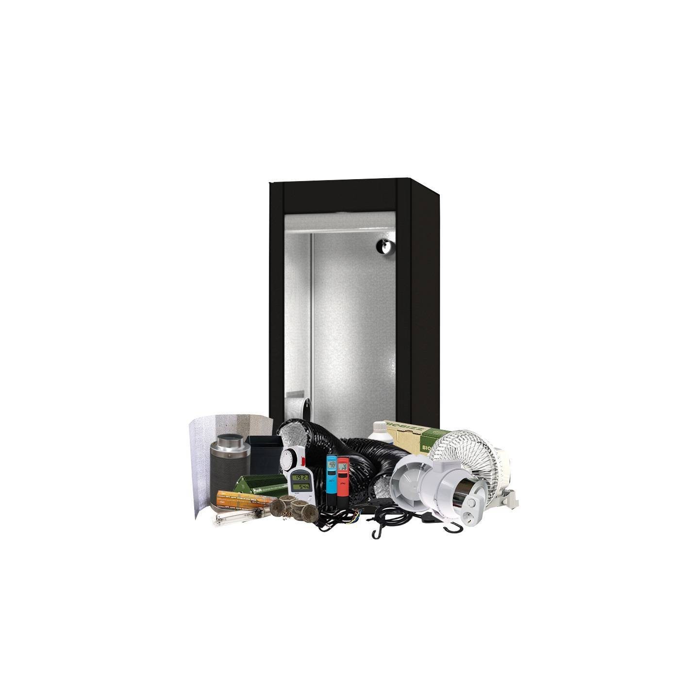 Kit Armario Sodio 250W PREMIUM - 8 Plantas de Genericos MP