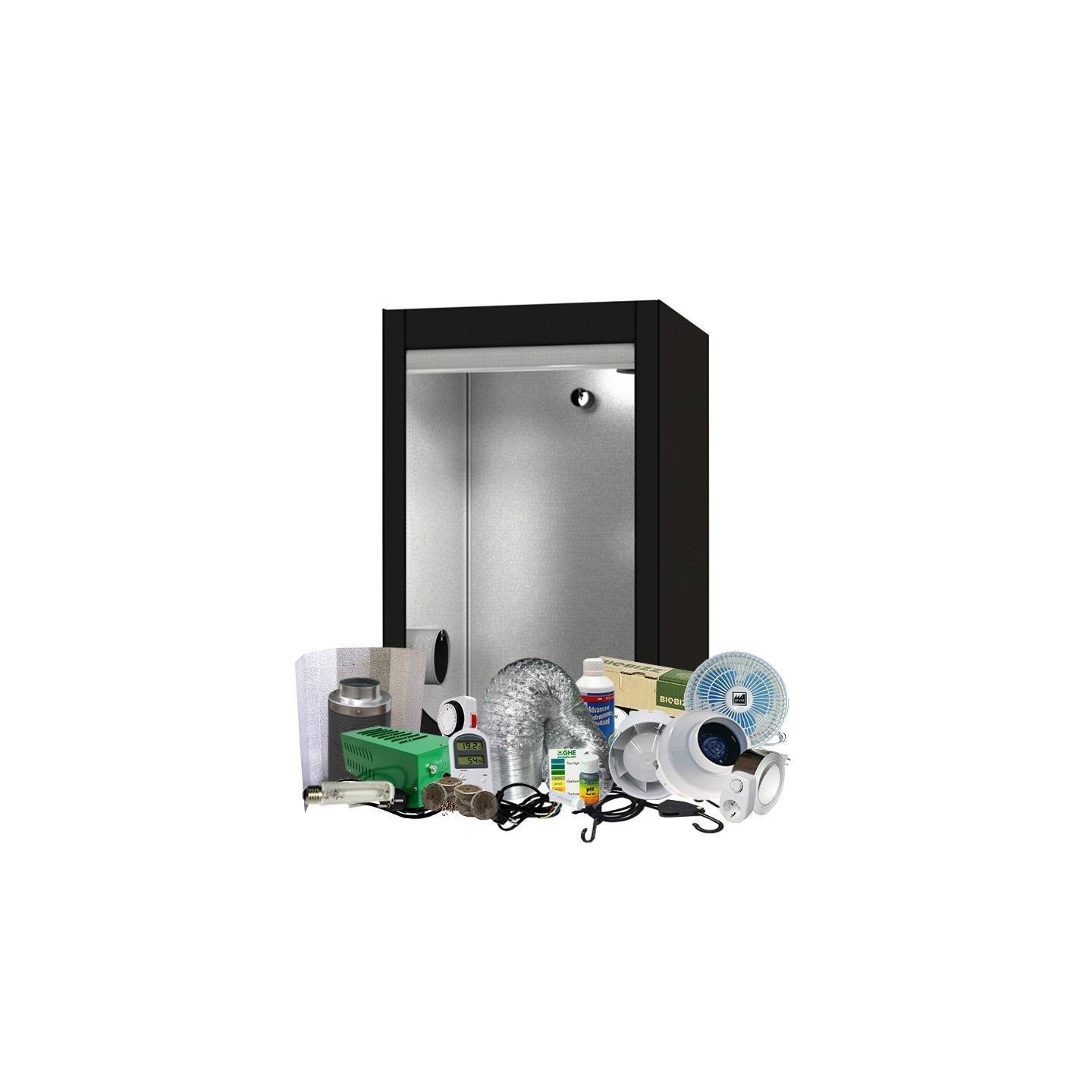 Kit Armario Sodio 600W MEDIUM - 12 Plantas de Genericos MP
