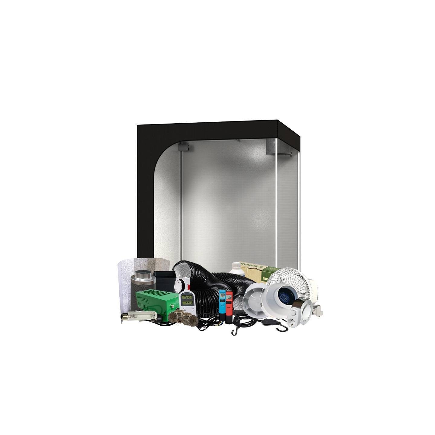 Kit Armario Sodio 1000W MEDIUM - 16 Plantas de Genericos MP