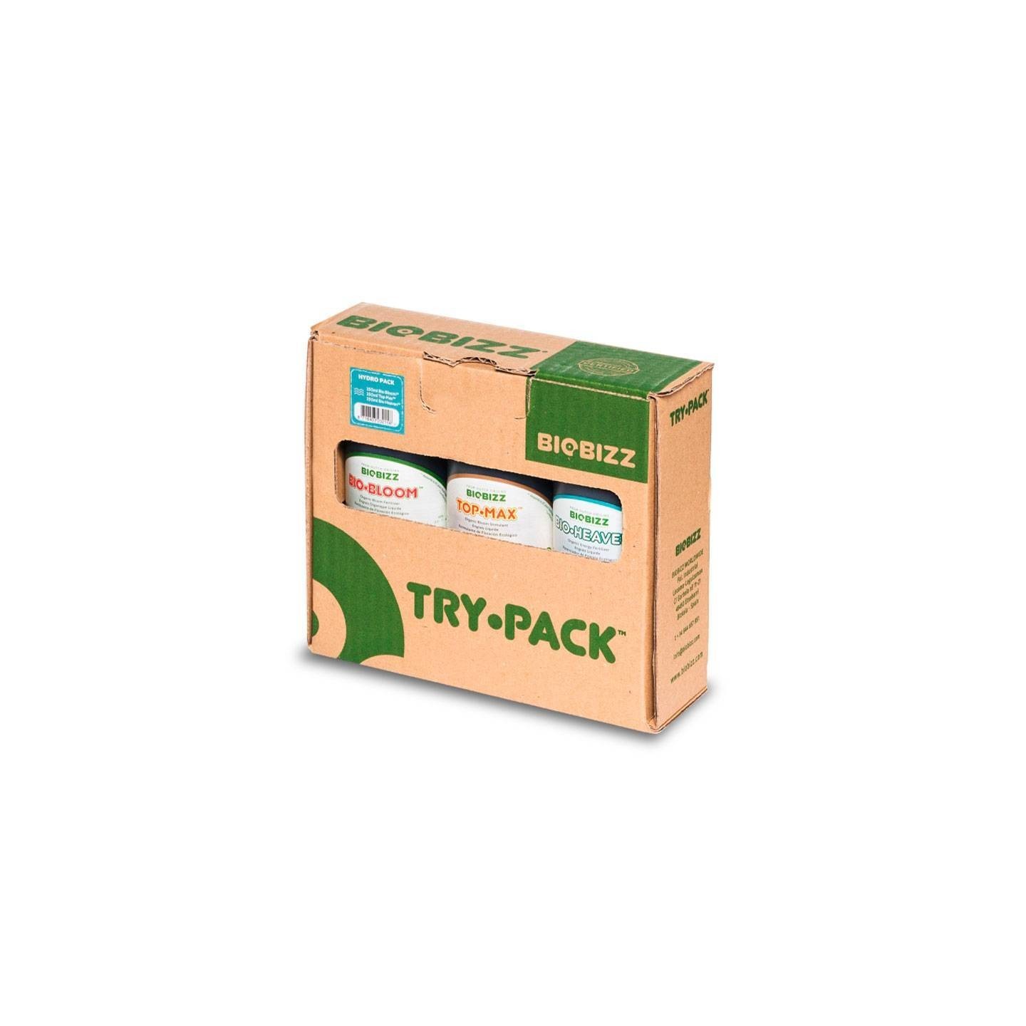 Biobizz Try-pack Hydro-pack de Bio Bizz
