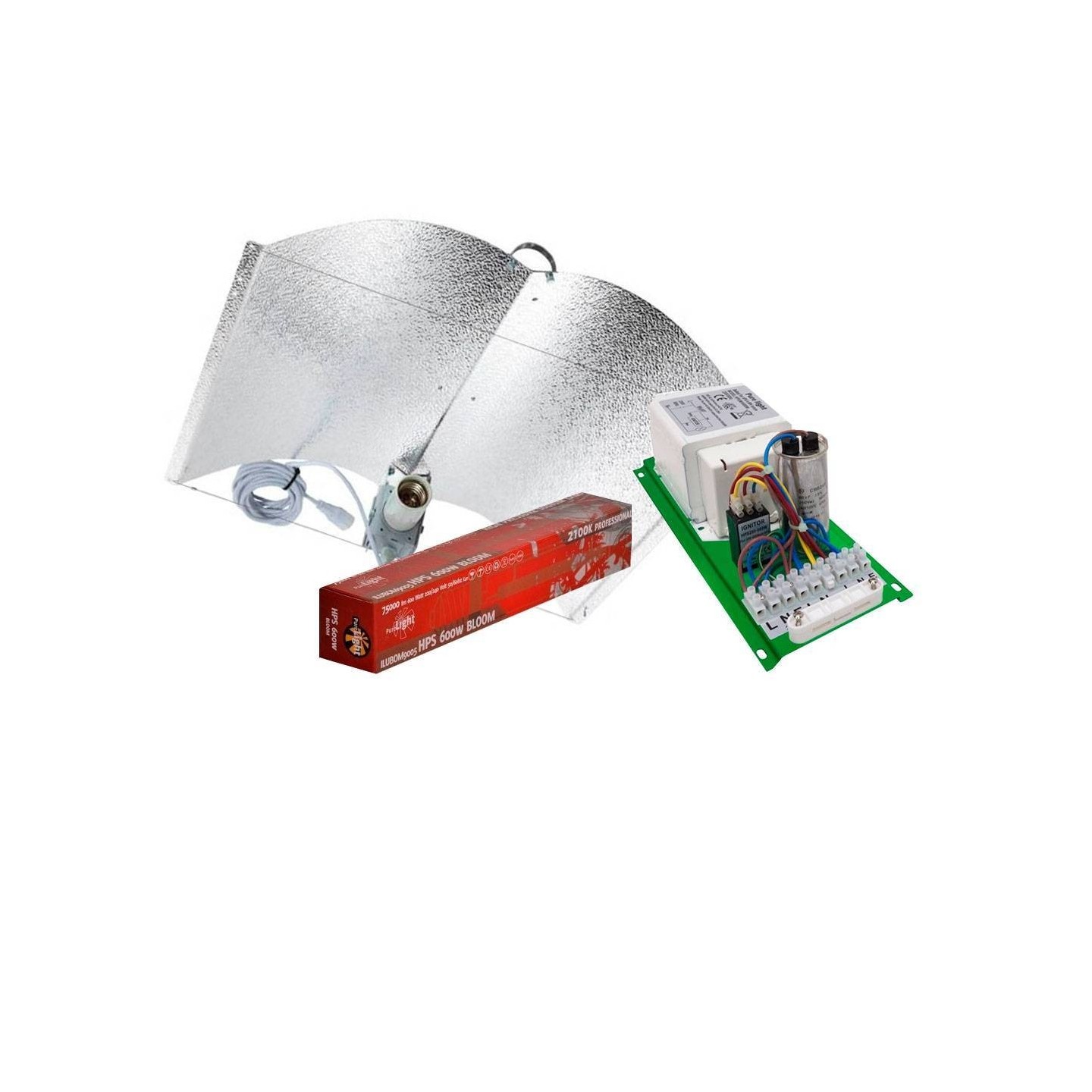 Kit Balastro Pure Light 600 W + Adjust-a-wings® Enforcer Medium