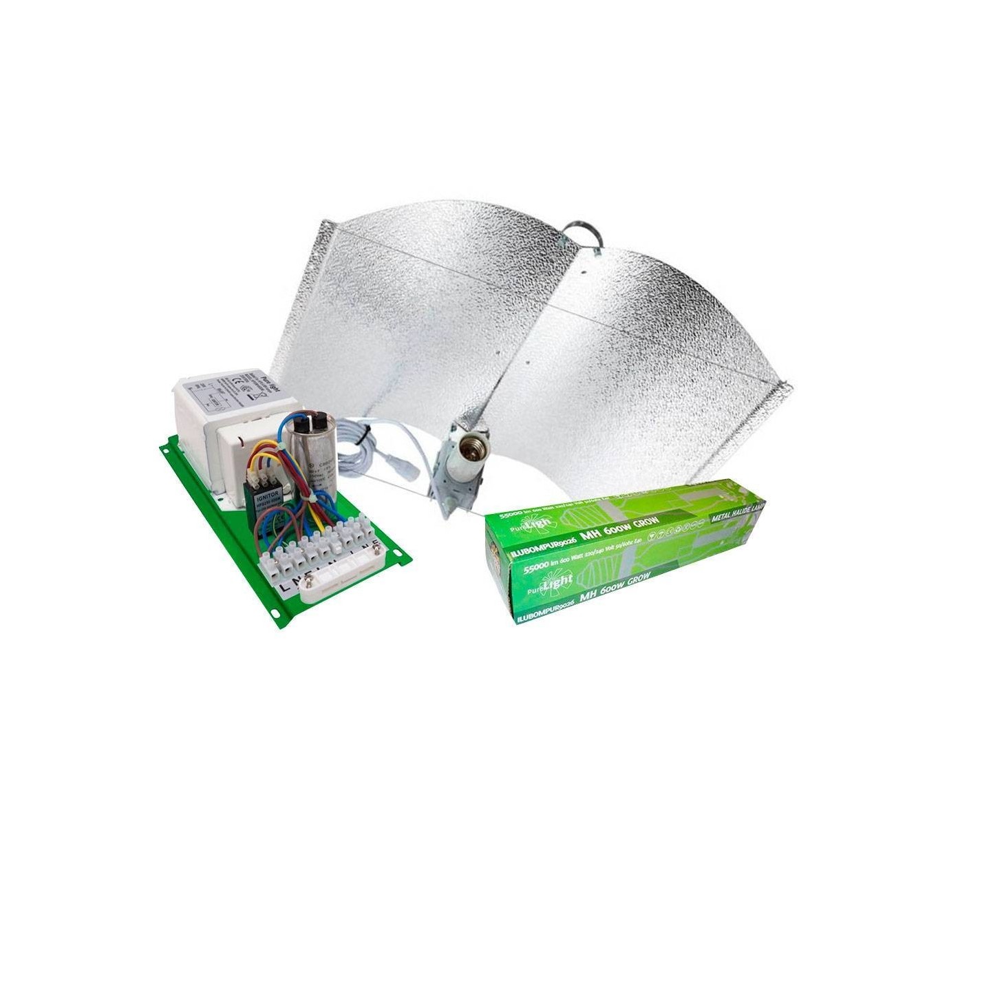 Kit Balastro Pure Light 600 W + Adjust-a-wings® Enforcer Medium
