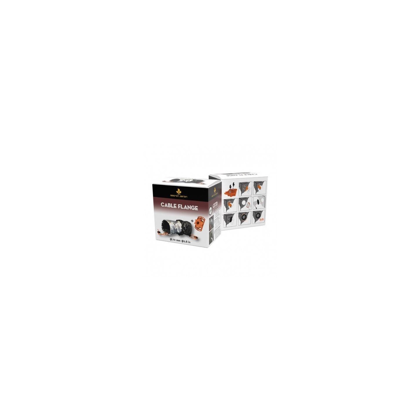Set Acople Cables - Cable Flange de Secret Jardin