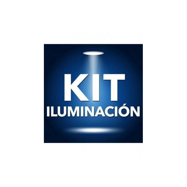 KIT 250 W EMB + REFLECTOR ALUMINIO BRILLO STUCO 48 + BOMBILLA