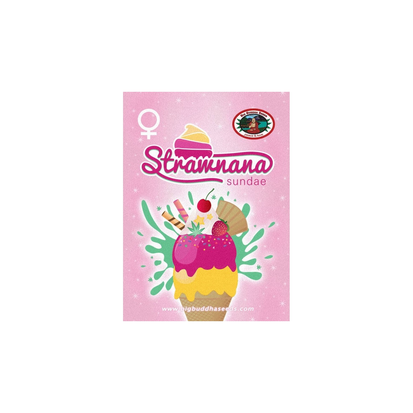 Strawnana Sundae Feminizadas de Big Buddha Seeds
