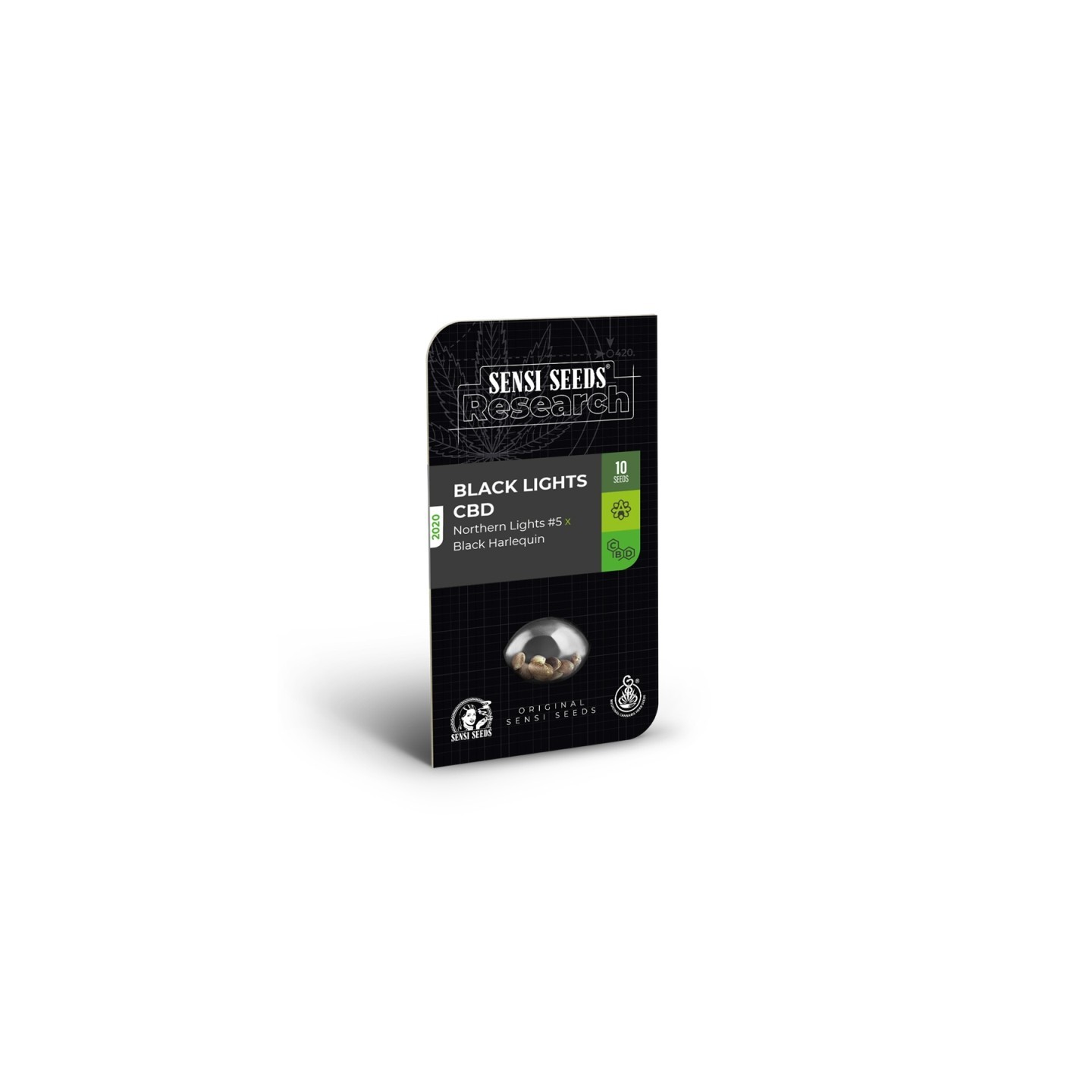 Black Lights Cbd Auto de Sensi Seeds Research