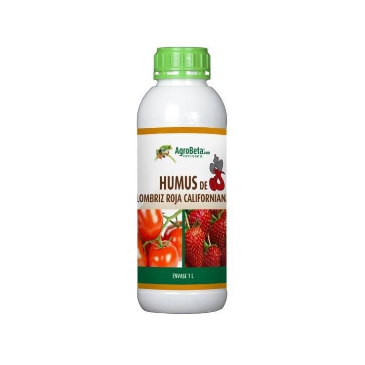 Humus Lombriz Roja 1L de Agrobeta