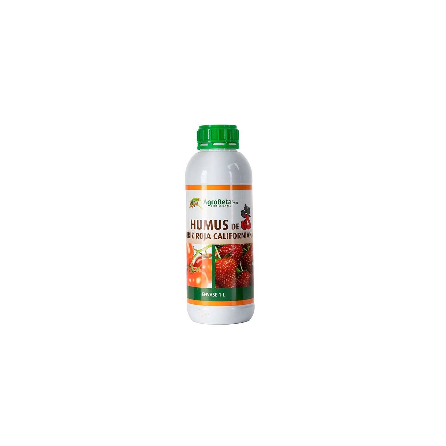 Humus lombriz roja Californiana 1L Agrobeta