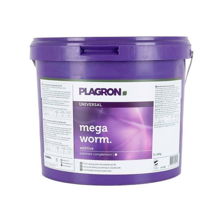 Mega Worm (Humus de Lombriz) de Plagron