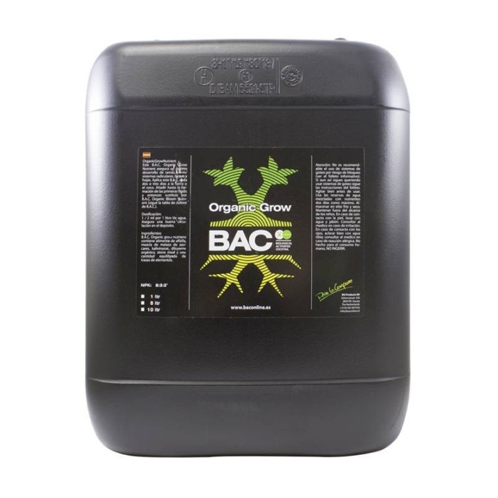 Organic Grow | B.A.C. | Fertilizantes y abonos | Precio ☑️