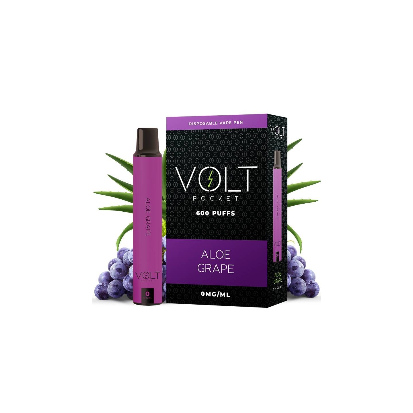 Pod Desechable sin nicotina de la marca Volt pocket sabor arándanos