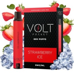 Vaper Desechable con Nicotina sabor Fresa | VOLT POCKET | Matillaplant
