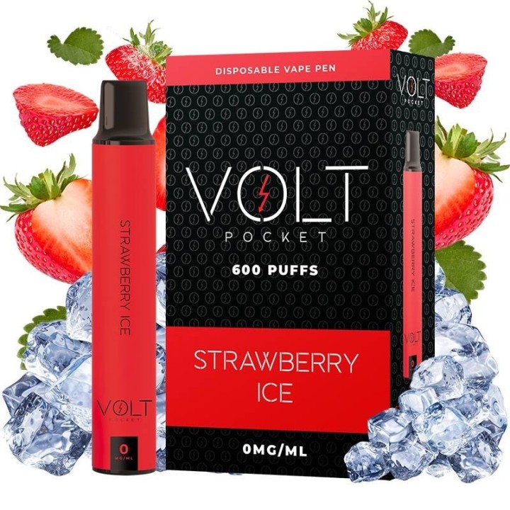 Vaper Desechable con Nicotina sabor Fresa | VOLT POCKET | Matillaplant