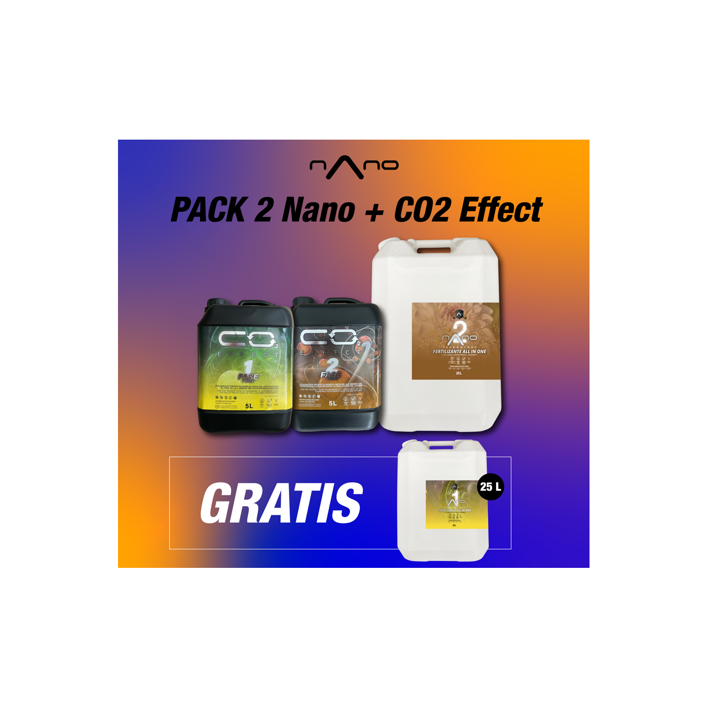 PACK 2 NANO + CO2 EFFECT | NANO | MatillaPlant