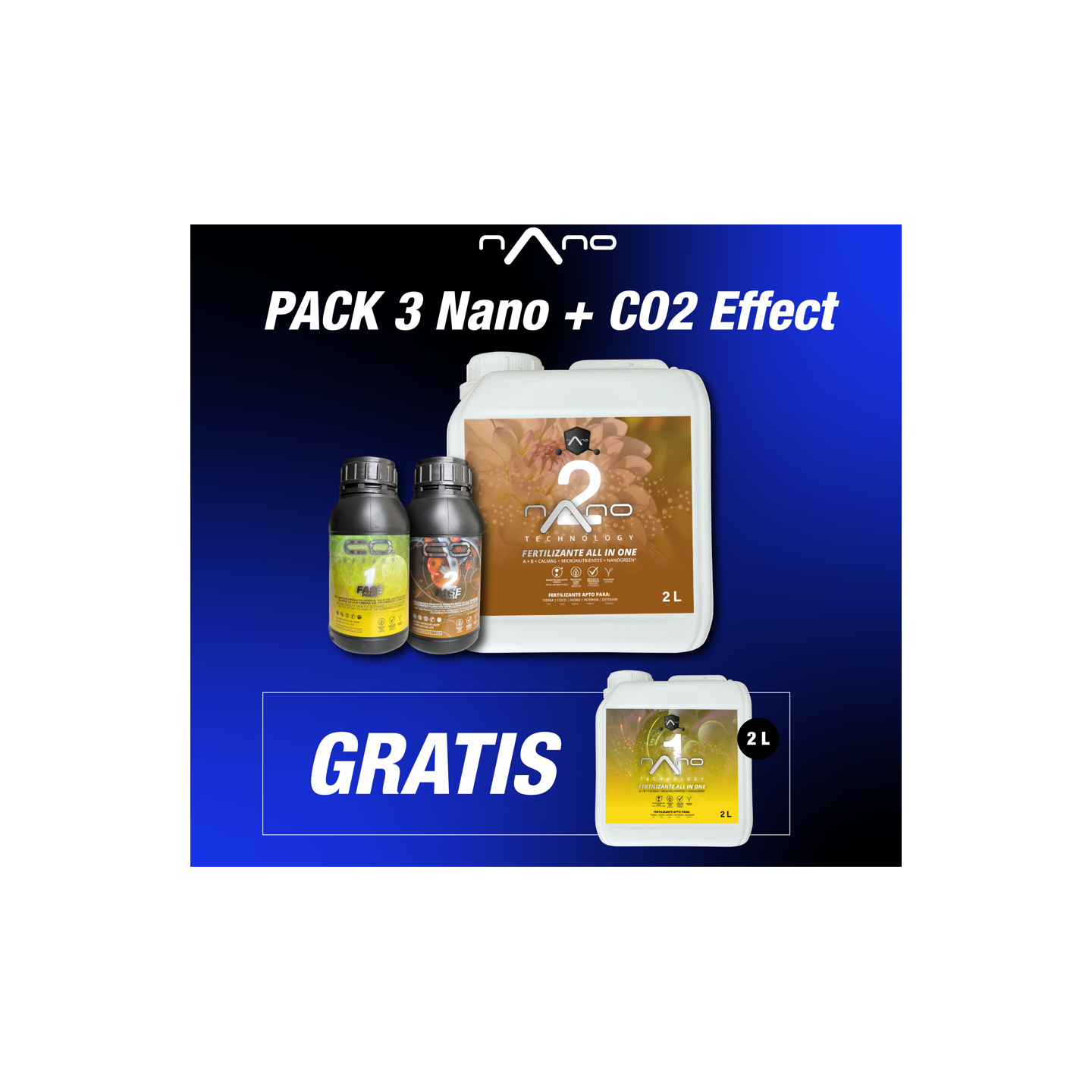 PACK 3 NANO + CO2 EFFECT | NANO | MatillaPlant