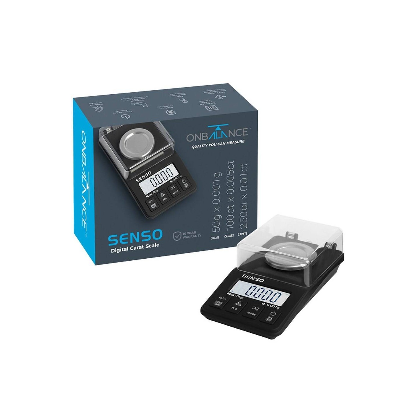 Báscula Sen-250 0.01-50g On-Balance