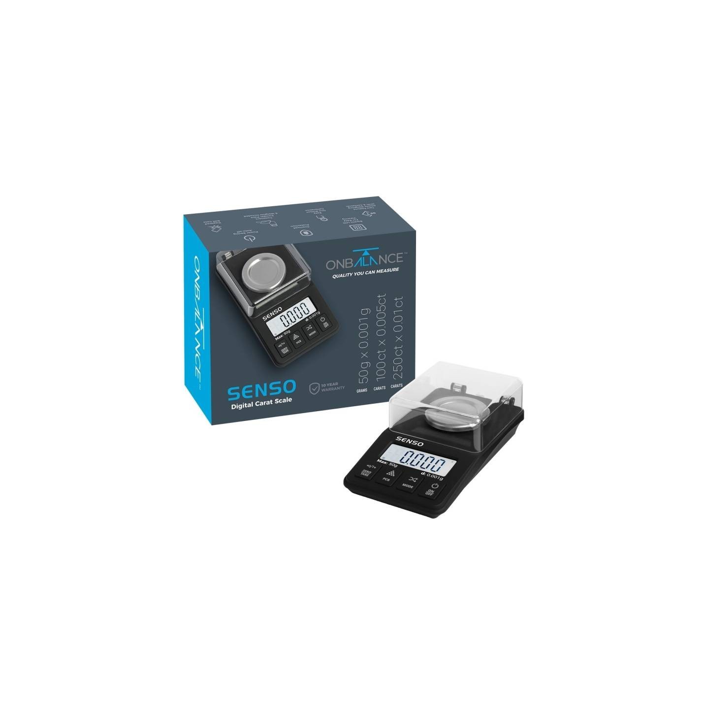 Báscula On Balance Senso Carat Milligram