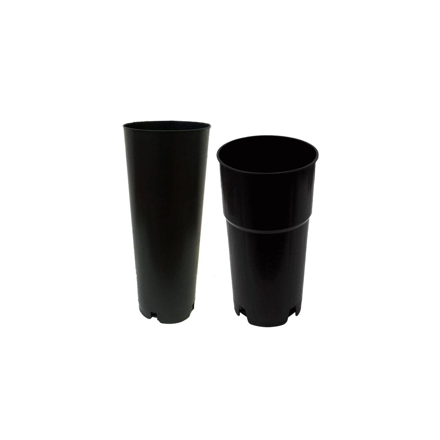 Maceta Hercules Conica Negra 27,5x27,5x38 18L