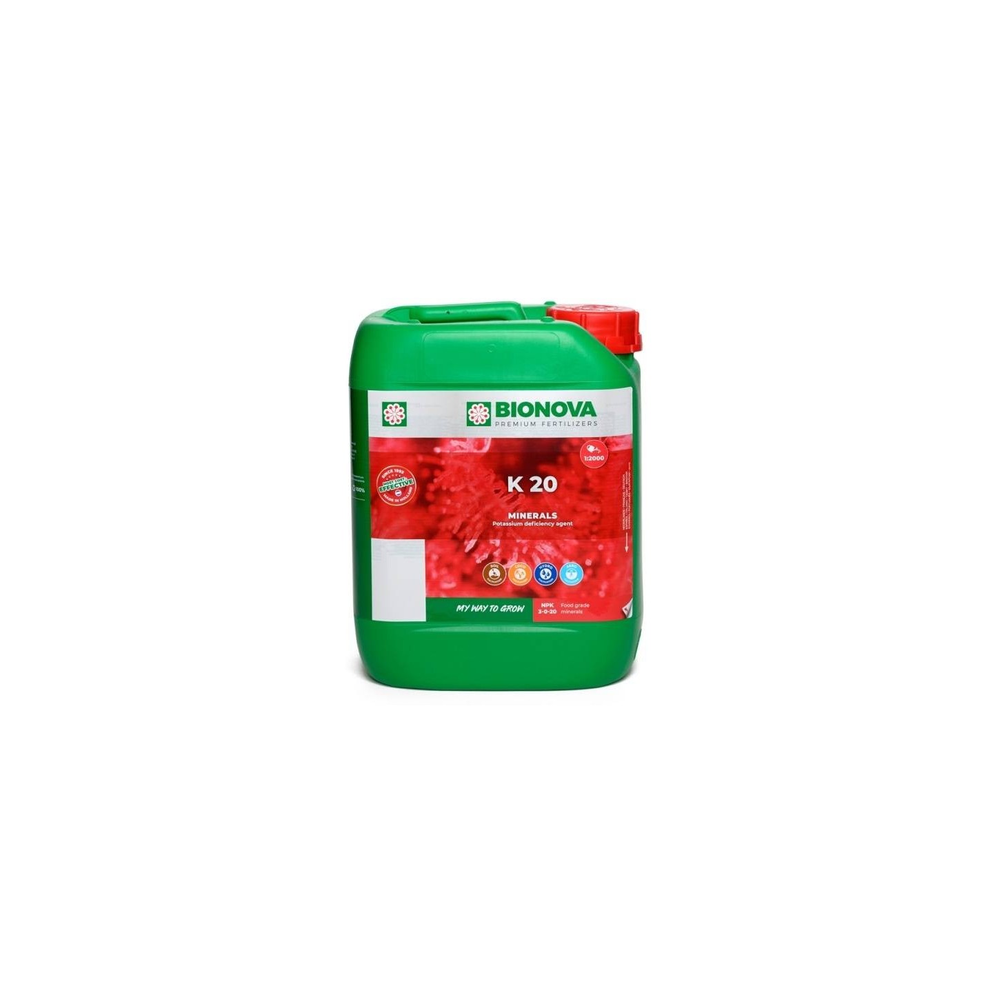 Bio Nova K 20 Potasio 5 L de Bio Nova