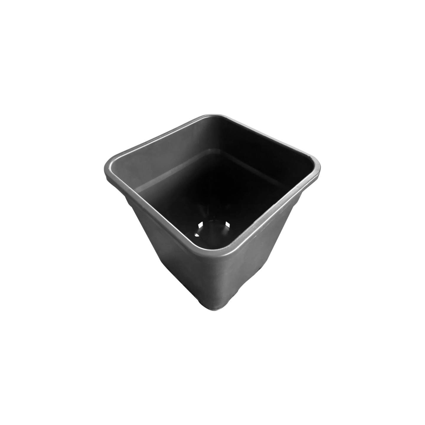 Maceta Cuadrada Negra 25L