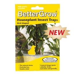 Laminas Amarillas Atrapa-Insectos BETTER GROW (DISEÑO PAJARO) 15 UNDS