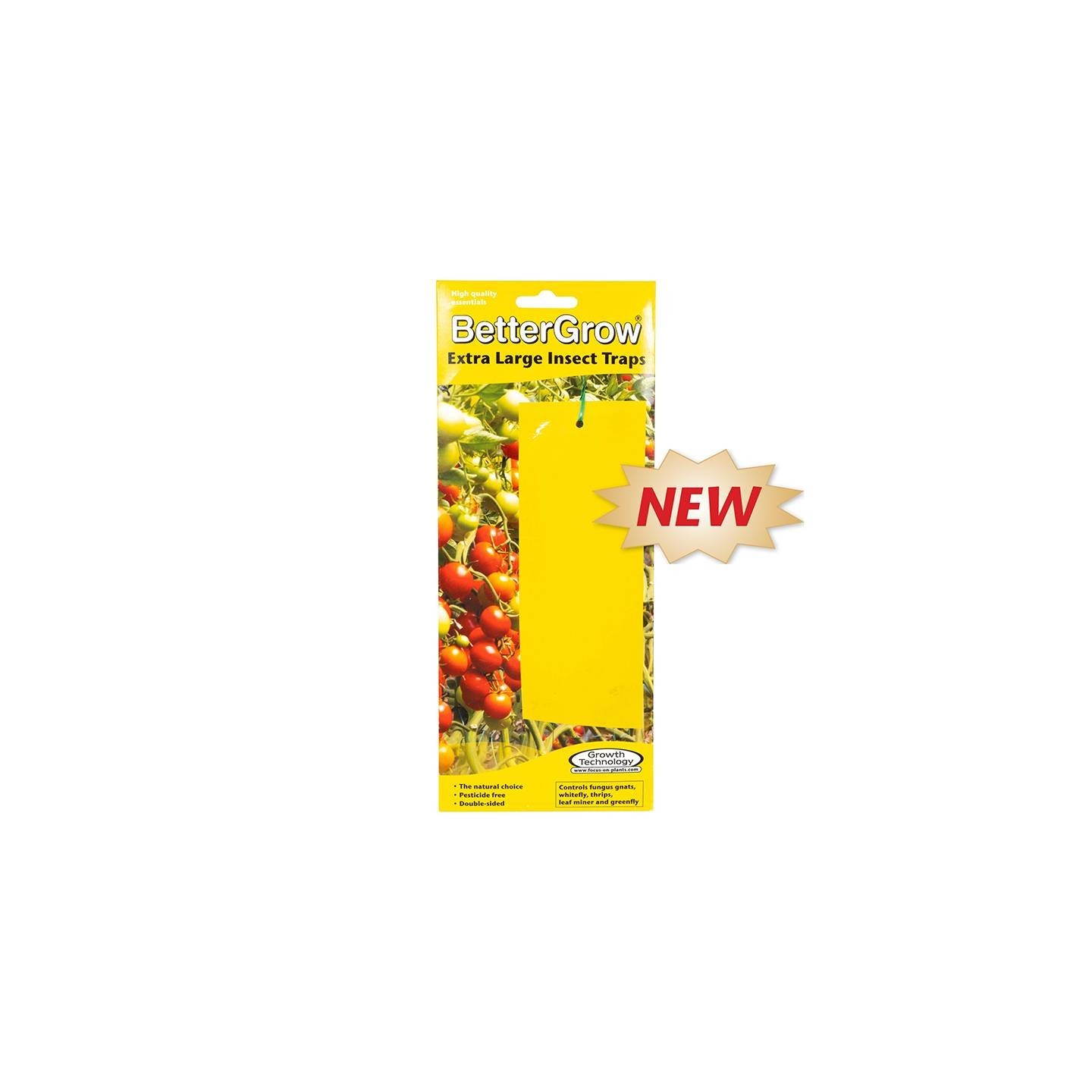 Laminas Amarillas Atrapa-Insectos BETTER GROW (DISEÑO RECTANGULAR) 10 UNDS