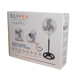 Ventilador clivex master industrial v2 3 en 1 75 w