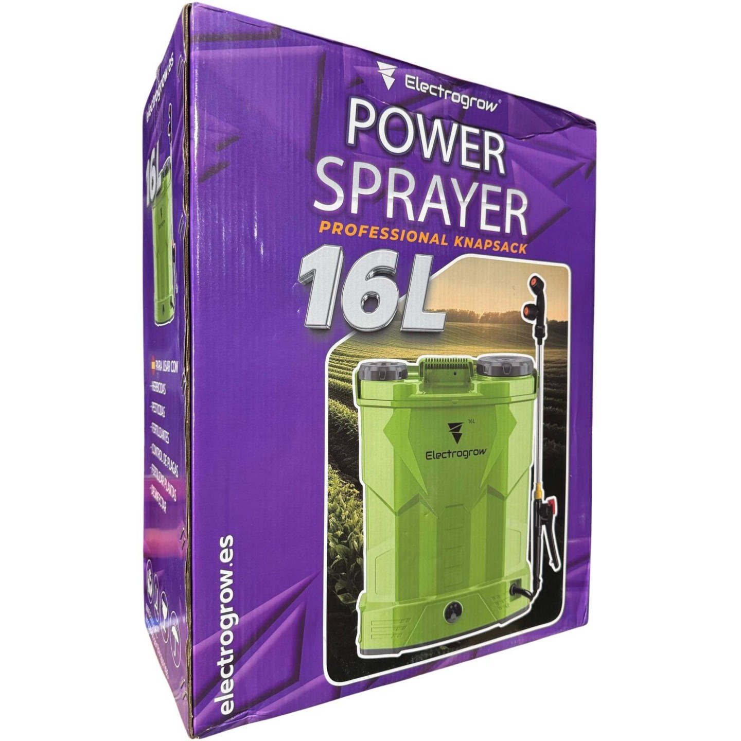 Mochila Pulverizador 16 L Electrogrow - Electronica