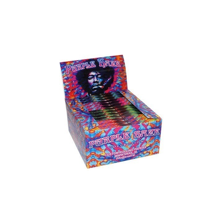 Papel De Fumar / Boquillas Purple Haze Kingsize Slim (26