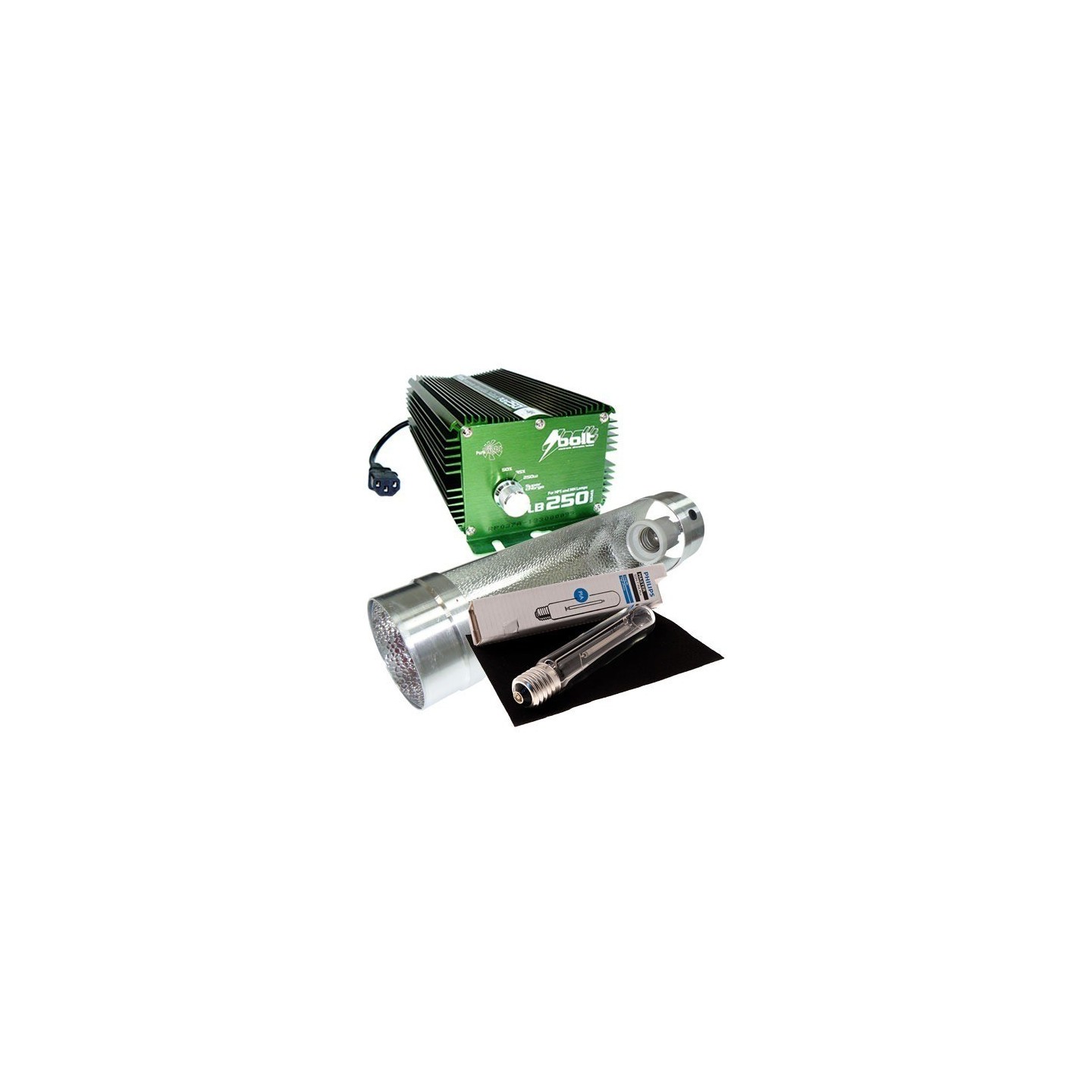 Kit 250 W Bolt + Cooltube 125 mm + Philips Master 250 W Son-t