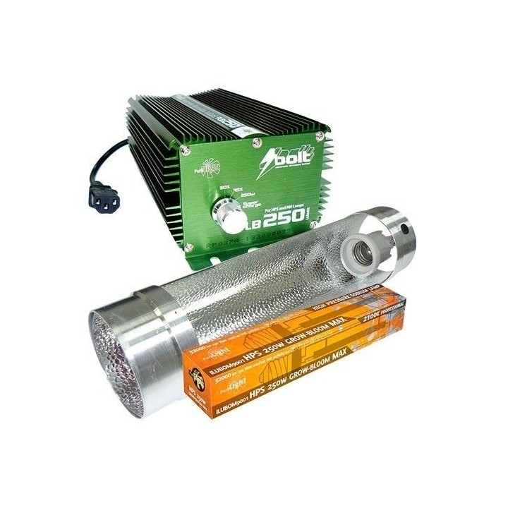 Kit 250 W Bolt + Cooltube 125 mm + Pure Light Hps 250 W