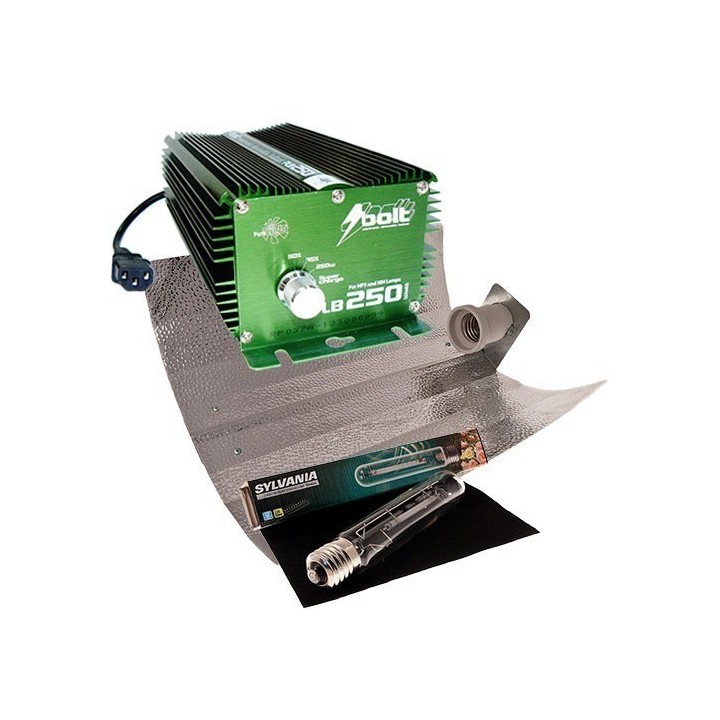 Kit 250 W Bolt + Reflector Stuco + Sylvania 250 W Grolux de Kit